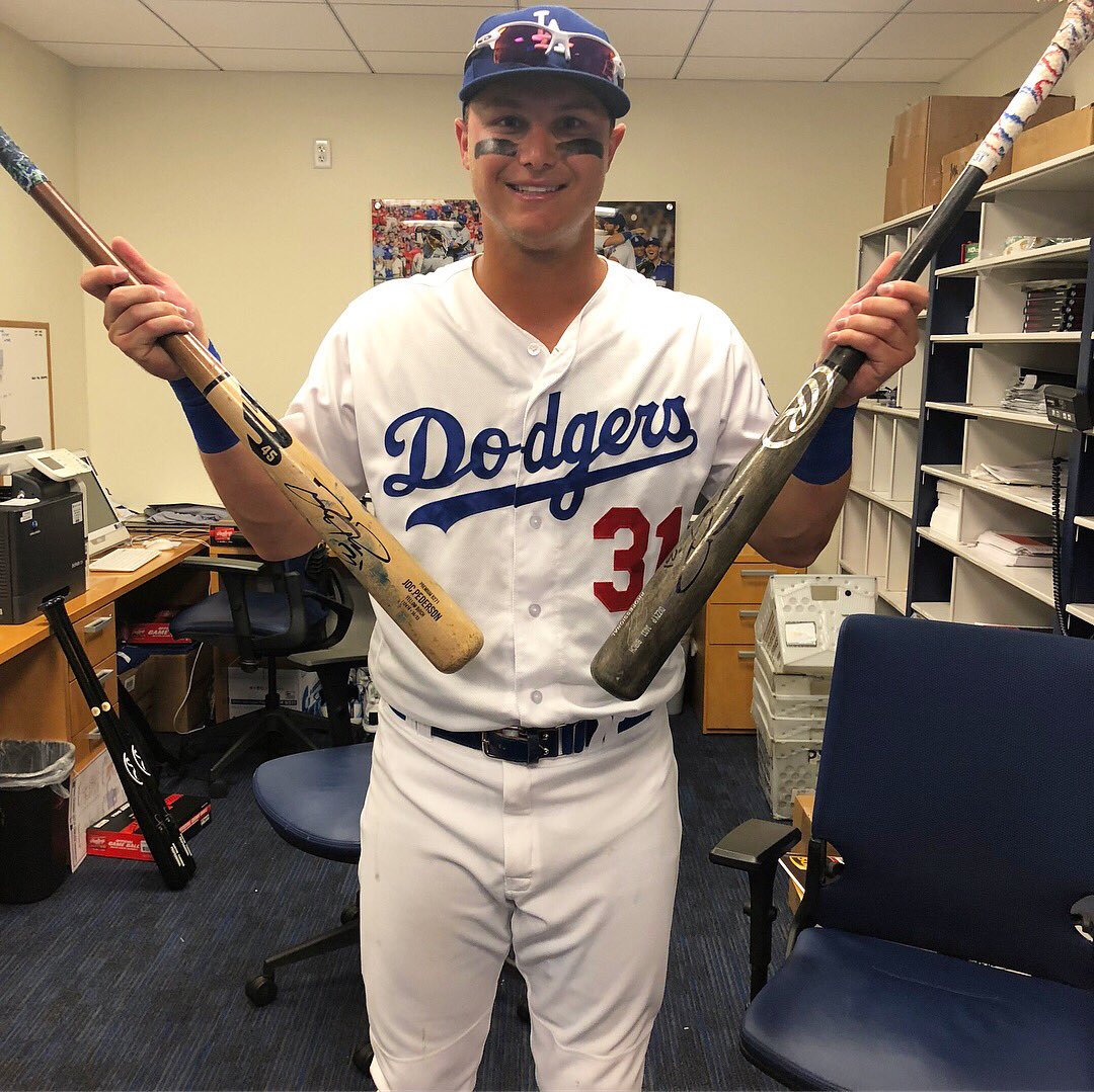 Joc Pederson On Twitter Contest Fanfriday I Teamed Up With My Homie Prod84 And We Are Giving You The Chance To Win A Signed Bat And Signed Skateboard To Enter Check