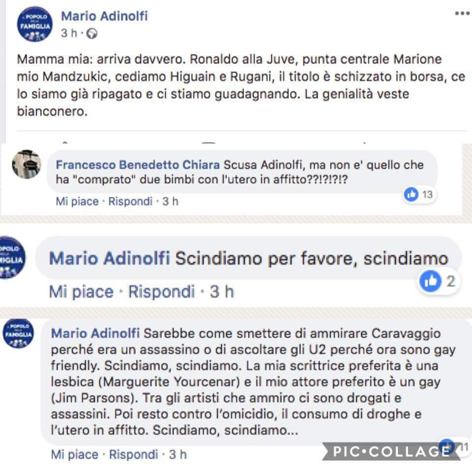 DarioBallini's tweet photo. L'integralismo cattolico di #Adinolfi contro l'utero in affitto si infrange sugli scogli della #Juve grazie a #CR7 
È tutto bellissimo ❤
Com'era quella cosa dei "principi non negoziabili"?😂 https://t.co/urc32i0rYN
