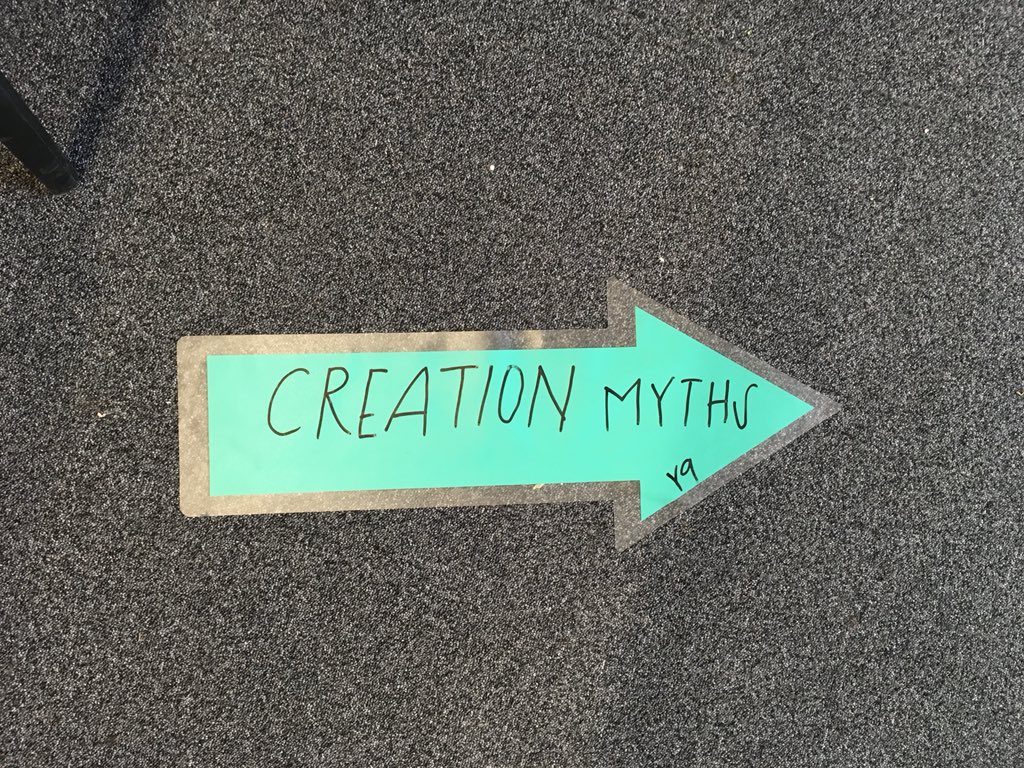 SPFRSP's tweet photo. All the creation myths are up and we are ready for the arrival of the parents. #learningfest #creation @SPFSchools @be_curious_spf @SPFvisualart https://t.co/1JOD4atTD5