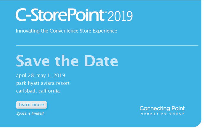 CStorepoint's tweet image. We are excited to launch #cstorepoint19 for the C-store market. An Event focused on innovation just for C-stores.   #pilotflyingj, #wawa and more.  Will you join us?