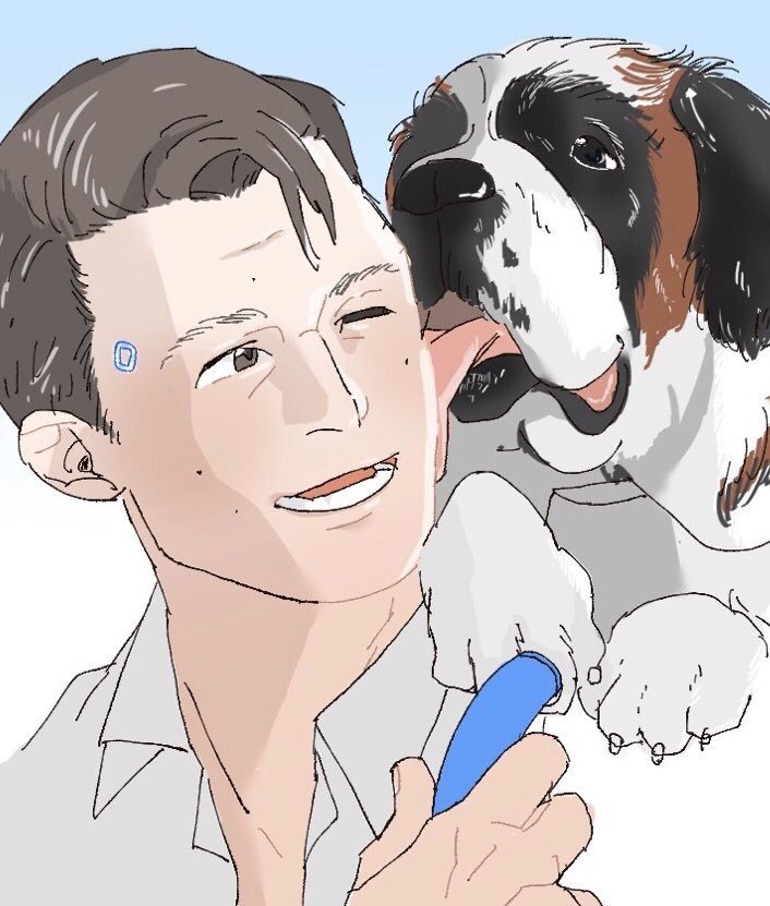 BryanDechart's tweet image. “I like dogs” 
Sumo Appreciation Post!

a) darakna-tiamat.tumblr
b) @zoe_kyomitsu
c) @stupidinspades
d) @s_yamo7055
#DetroitBecomeHuman #ConnorArmy #BryBot
Twitch.tv/BryanDechart