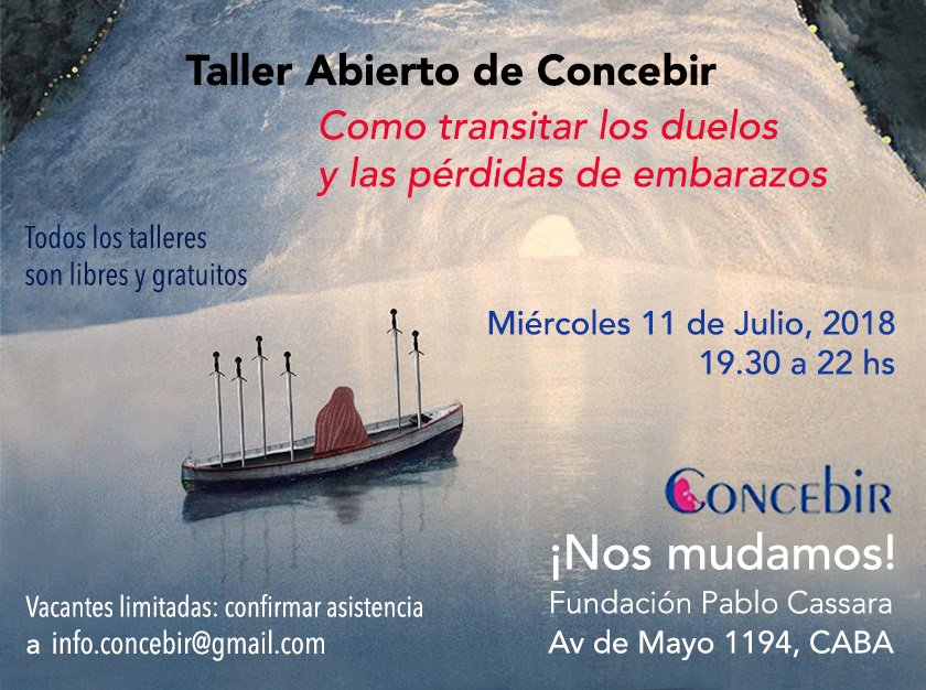 pertuzzoluciano's tweet photo. @FundEraenAbril Concebir Asoc.Civil invita, Miércoles 11 de Julio "Cómo transitar los duelos y las pérdidas de embarazos"
Inscripciones en info.concebir@gmail.com https://t.co/Yf864vSIey