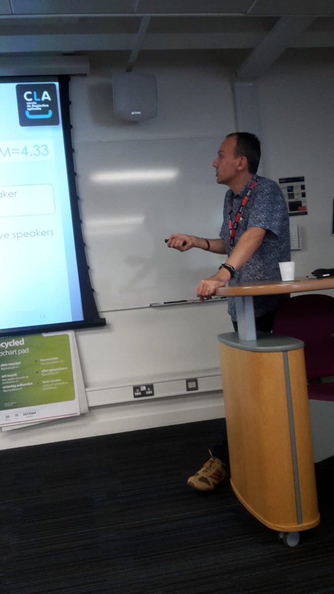 UdLCLA's tweet photo. @Enric_Lleida on Resistance to a #plurilingual + #ELF (PLURELF) approach in the #teaching of a #Business #English #university course #ELF11 #ELFLondon @KingsCollegeLon #CLA #UdL #Lleida @UdL_info @UdL_Recerca https://t.co/p4HUxqSzKl