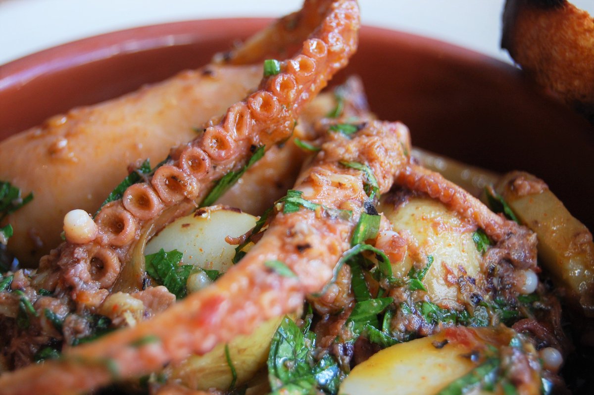 FirstCoast1's tweet image. octopus, paprika &amp;amp; garlic #restaurant #edinburgh