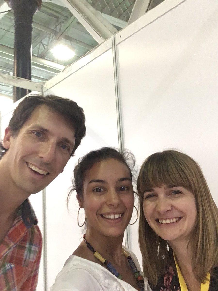 So great catching up with @AllergyLifestyl @kyledine @freefromfarm @safereatingco on Day 1 of the @AllergyShow