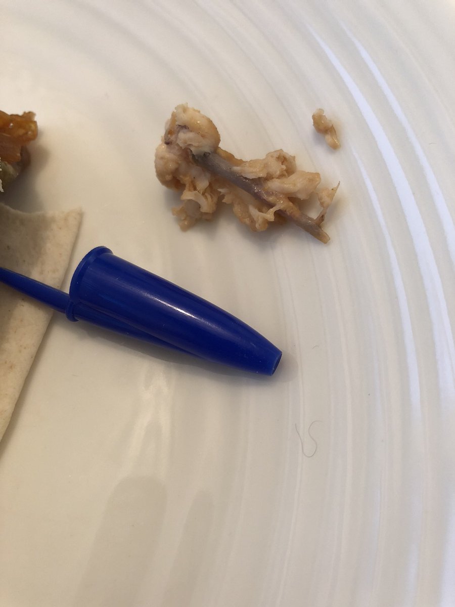 Watters20's tweet photo. Tucking into my fajitas made with @asda chicken breasts and nearly choked on a massive bone #yummy Not impressed at all- this would have been a massive choking risk for a child @AsdaServiceTeam https://t.co/z7qCJivqp2