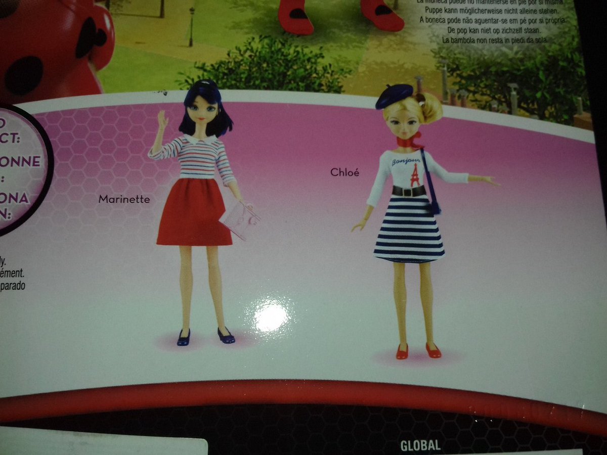 muñecas de ladybug y marinette