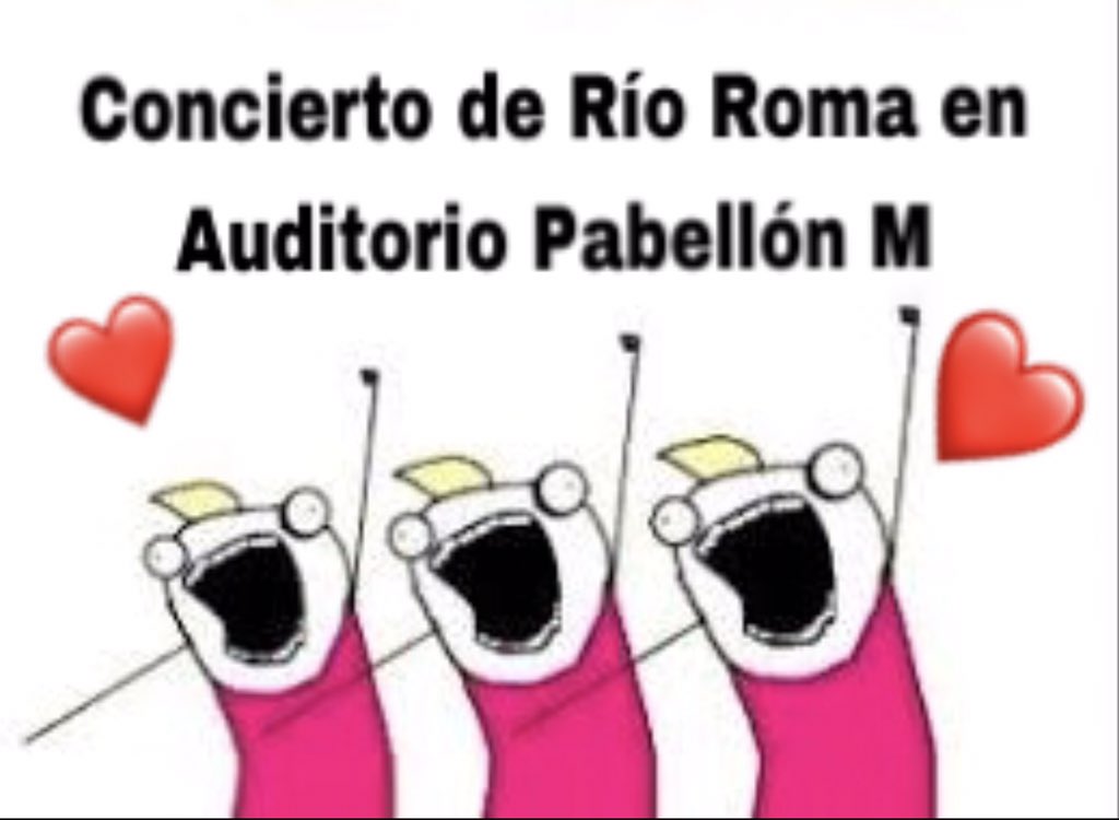 zther_herrera's tweet photo. @gabbipaez @AuditorioPM @RioRomamx #RioRomaEnPabellónM 🙌🏻😁❤️ https://t.co/NFH5WEyUj1