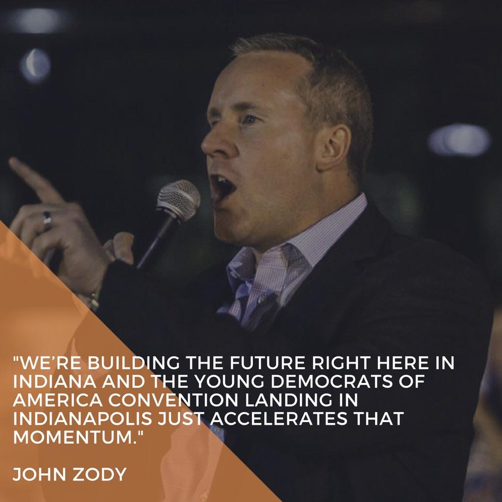 ydainindy's tweet photo. A huge thanks to State Chair @johnzody for his support! We're building the future right here - come join us. #INDYda https://t.co/6p2nbCb92F