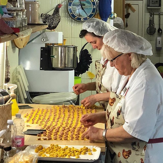 The "tortellino" is the symbol of Bologna's cuisine because it incorporates all the specialties of Bologna's cuisine are captured in a single mouthful. ⠀
⠀
Photo by <a href="/atasteoftravel/">Jenny Freedman</a>⠀
.⠀
.⠀
.⠀
#EatSipTrip #10Best #Bologna #Italy #Eattheworld #eater #eeeeeats #forkyeah #tre…