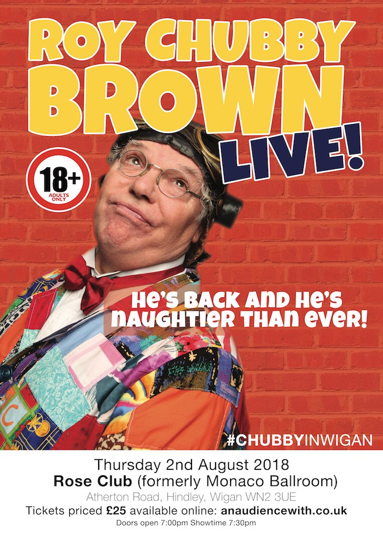 bbbsport1's tweet photo. He's back and even naughtier then ever @OfficialChubby live in Hindley, Wigan on Thurs2nd Aug This is excepted to sell out in double quick time so don't delay. Tickets are priced at £25 available via https://t.co/FdTQh7JIkn Strictly Over 18's #ChubbyinWigan https://t.co/t9YkegTRJc