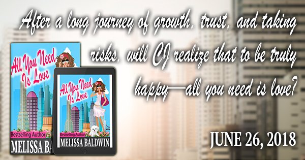 Happy Friday! Grab my new #romcom now available for only #99cents! #chicklitreads #authormelissabaldwin #readers #FridayMotivation #books #SummerReading getbook.at/allyouneed