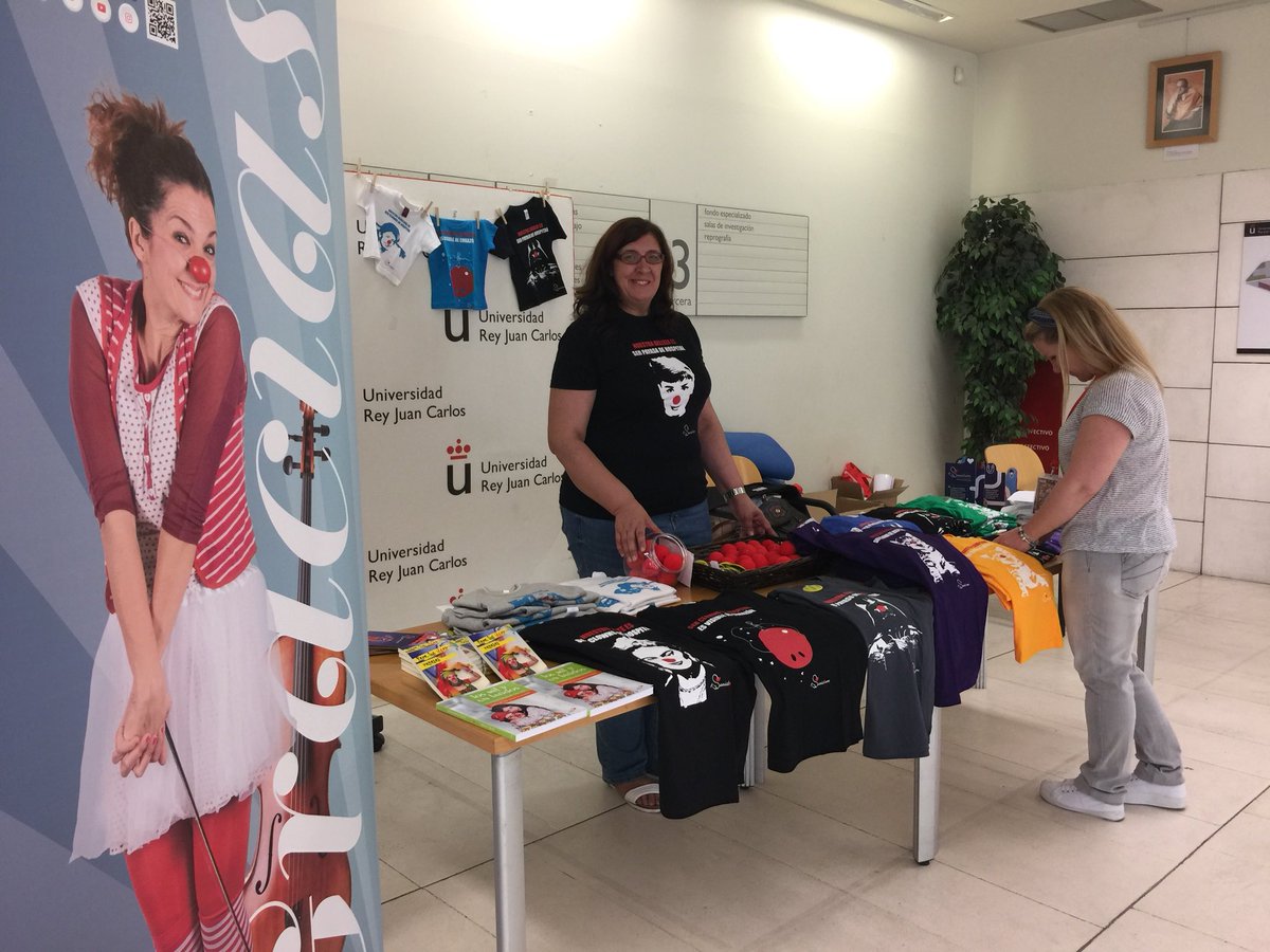Veromacedo_'s tweet photo. Ayudar a #Saniclown? Invítanos a jornadas congresos y eventos a promocionar nuestros #ProductosSolidarios Hoy en #CIMCA18 Congreso internacional de Educación #UniversidadReyJuanCarlos https://t.co/YIOfpyq80X