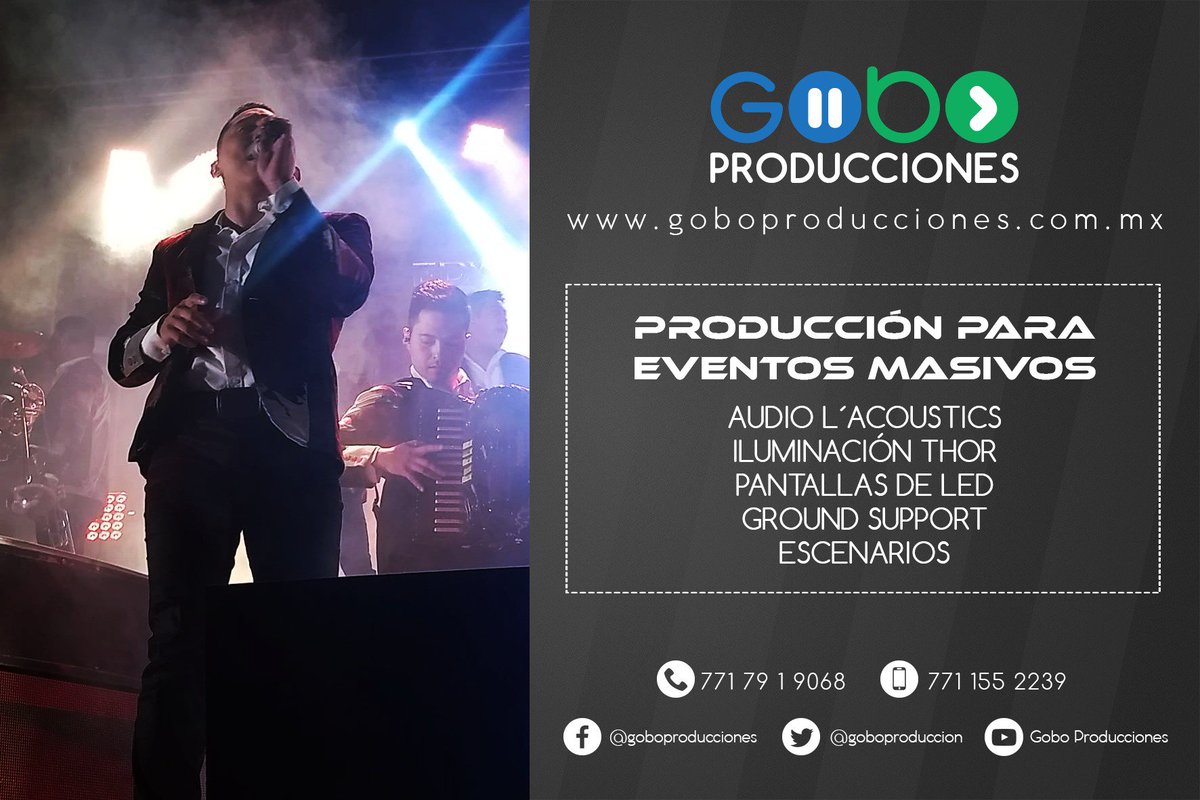 goboproduccion's tweet photo. #ProduccionTotal #TUEVENTOUNÉXITON https://t.co/ceUx6ww6KI