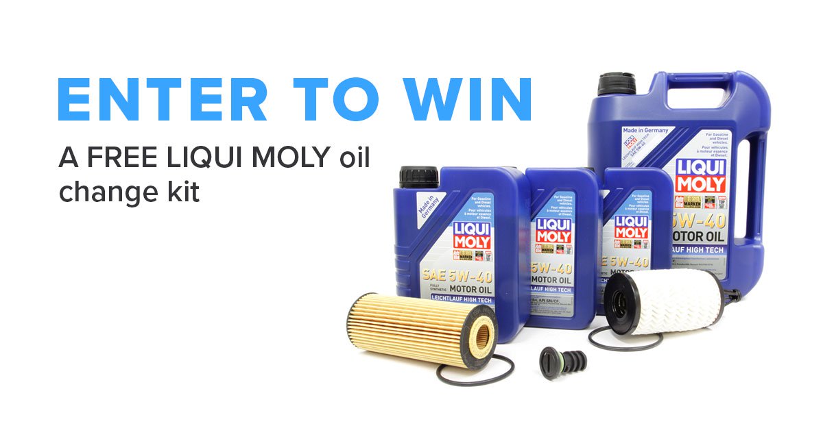 FCPEuro's tweet photo. We have so much @LiquiMolyUSA oil on our shelves we thought we should give a kit away to you! Here's how to enter to win a free oil change kit for your European vehicle;

1. Follow our page
2. Retweet this post
3. Cross your fingers 🤞
4. We'll choose a winner Friday the 13th! https://t.co/0qoqdAP2kg