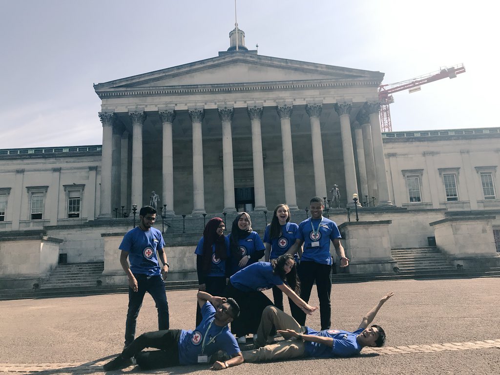 targetmedicine's tweet photo. I keep saying this... but we @UCLMS honestly have the best students in the world. These 8 have been a pleasure to work with on the TM Summer School. Thanks for spending the week raising the aspirations of our Year 11’s on #TMSS2018 https://t.co/LKjbAmcm2D