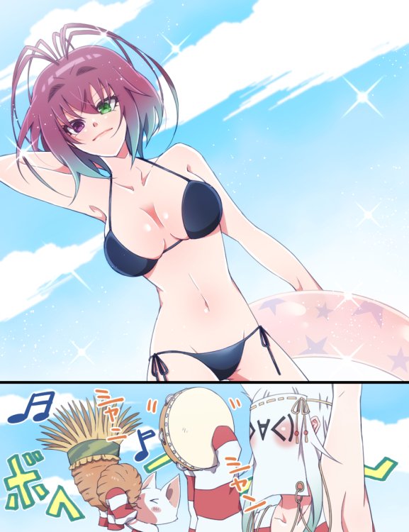 海でデートなう、家族・傘下達とバカンスなう!………前の一幕(+α)
～どんな水着か待ってる間に想像するのが人類共通の性～
#双星の陰陽師 