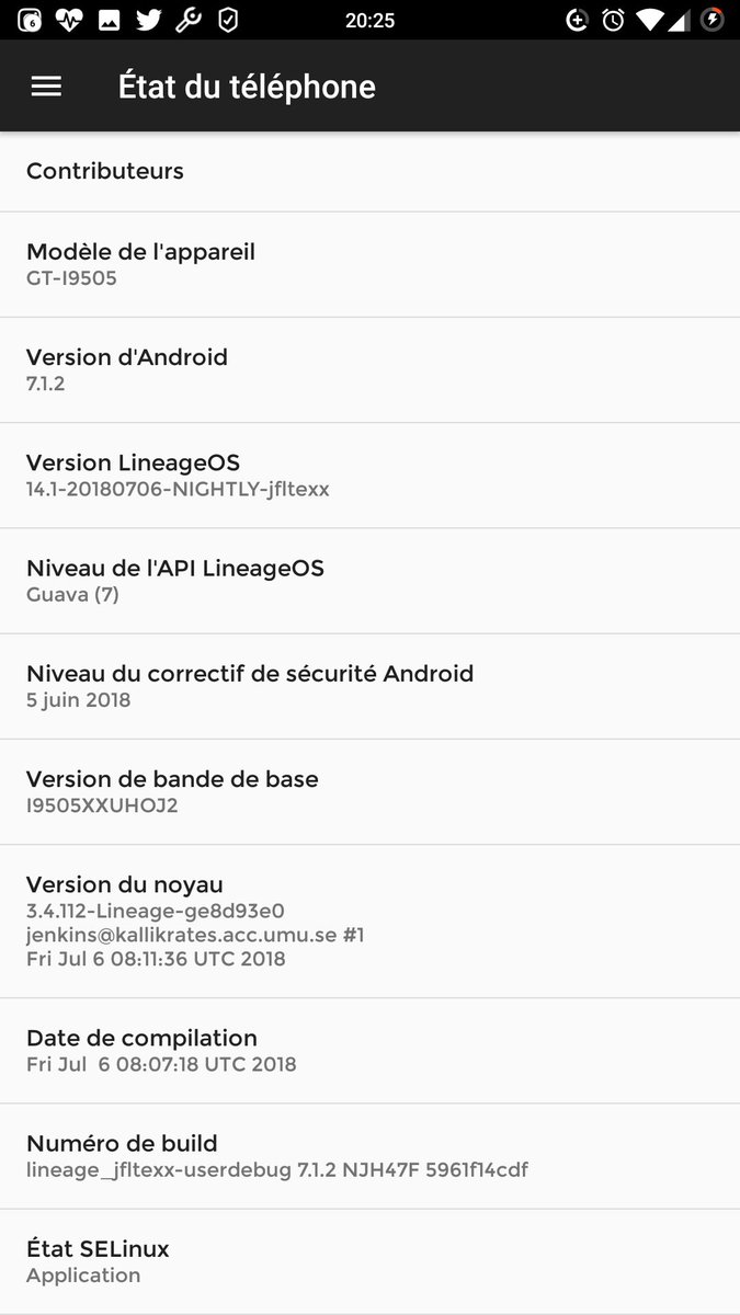 OunafFanou's tweet image. @LineageOS_ 🤘
#LineageOS 
#RomManager 
#RootCheck 
#TWRP 
#GalaxyS4