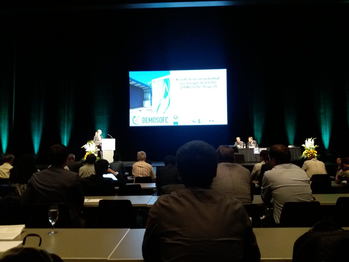 Steps_Polito's tweet photo. Th #demosofc @fch_ju funded project has been presented at the @EFCForum in Lucerne. Thanks to all the valuable people met there for sharing days of discussions on the future role of #hydrogen and #fuelcell, and a lot of fun. @imperialcollege @VTTFinland @ConvionFuelCell #EFCF2018 https://t.co/CiYIplq8gW