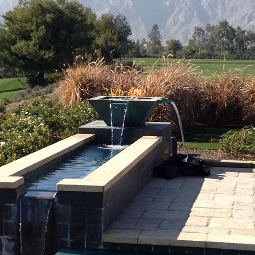 inspiredfirefx's tweet photo. Create a soft, rhythmic sound that soothes the mind, body, &amp; spirit with fire on water and features. #palmdesert #firefeature #waterfeature #fireonwater #landscape #outdoorliving #design #luxury https://t.co/fbGNZ8btgm