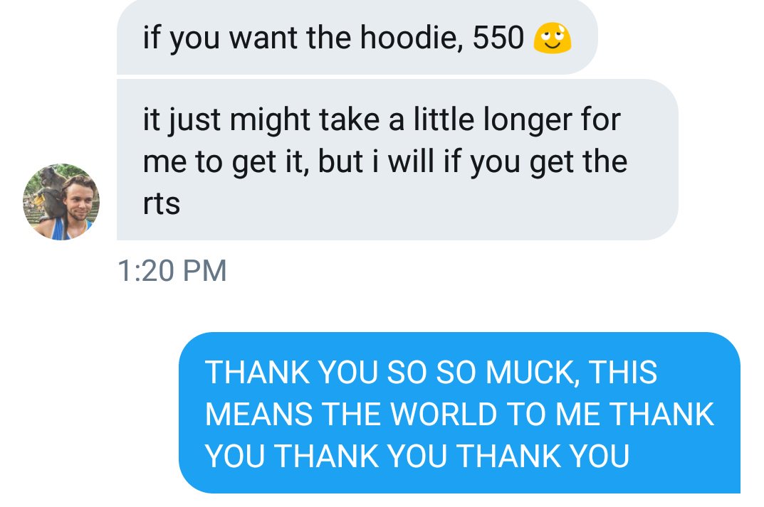 talkfastmuke's tweet photo. [RT RT RT RT RT RT] 

HOLA, NECESITO 550 RTS PARA CONSEGUIR EL HOODIE DE 5SOS, ASÍ QUE AYUDARÍAN MUCHO SI LE DAN RT

HI, RT THIS PLEASEEEE, I REALLY WANT A 5SOS HOODIE BUT TO GET IT I NEED TO REACH OUT THE 550 RTS

@whiteroseirwin thank you so much for the opportunity💞 https://t.co/uZZi1bc6Gp