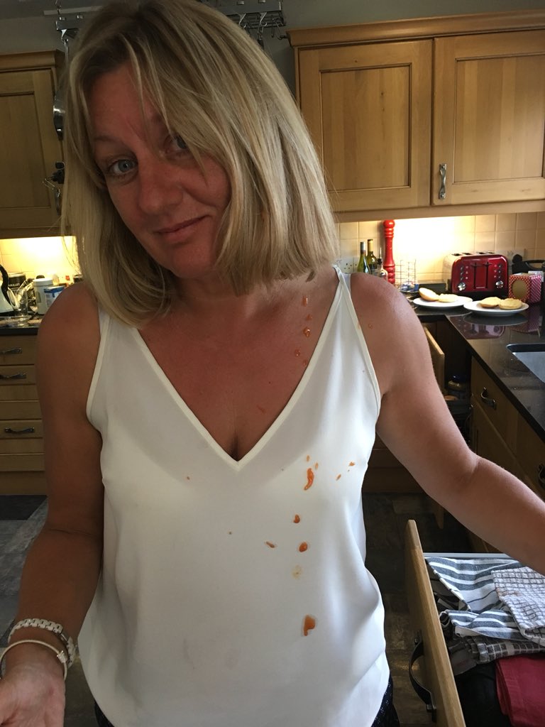 Baked beans accident in the kitchen!
