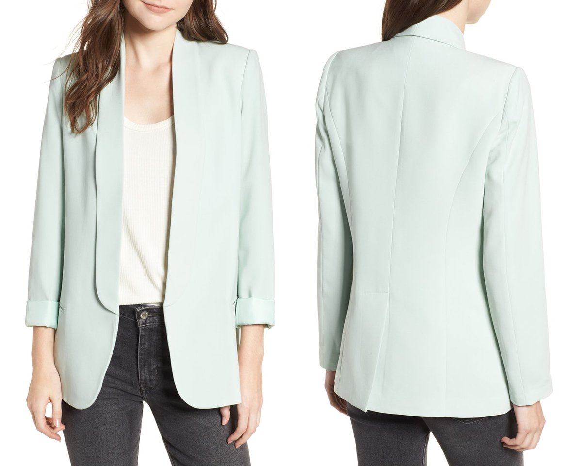 mural blazer midi coat