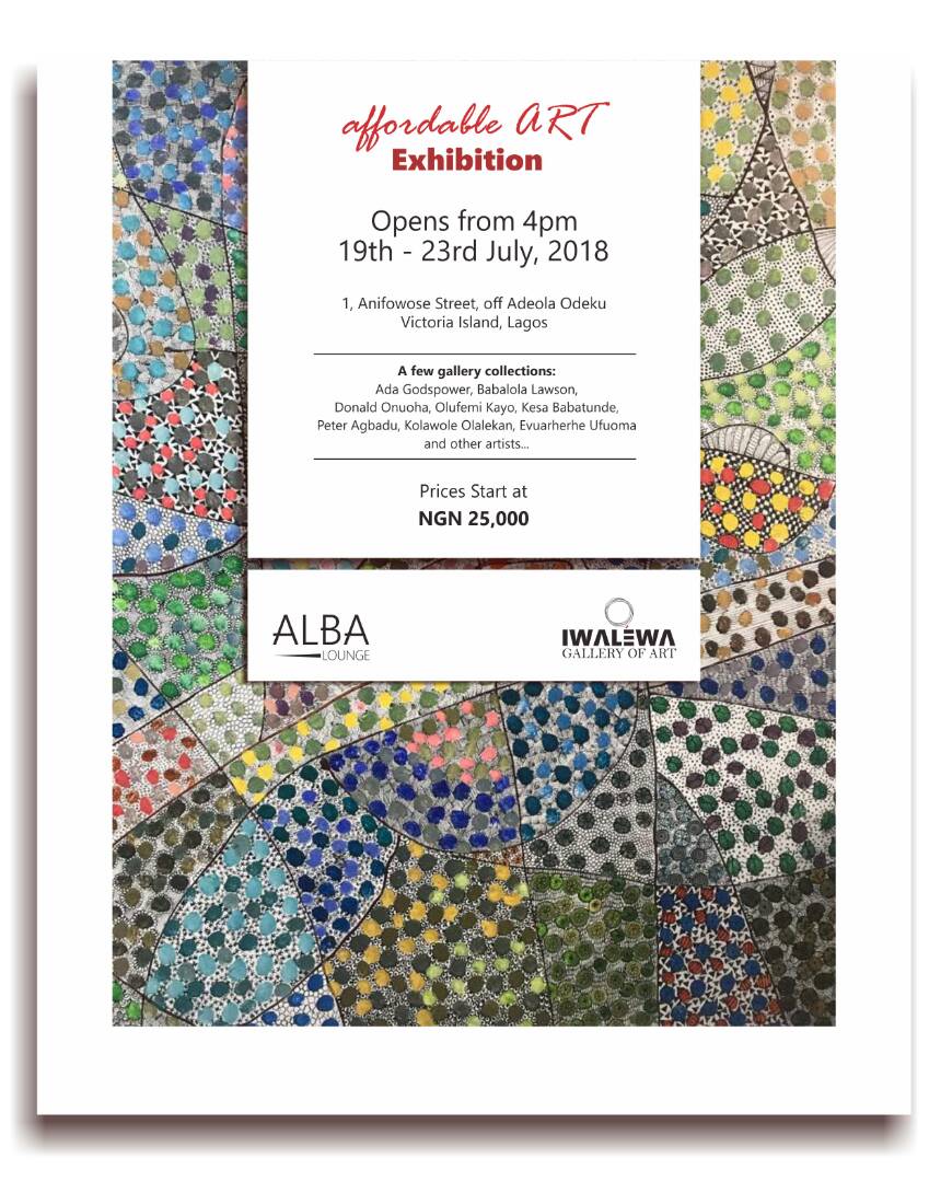 AlbaLounge's tweet photo. #ThisIsNaija where an average citizen is very talented. @AlbaLounge invites you to our first 'AFFORDABLE ART EXHIBITION' from 19th-23rd and 'HANDMADE MARKET' a platform where crafters, vendors and shoppers meet frm 28th-29th. #MacronAtTEF https://t.co/eEHCbNqkvk