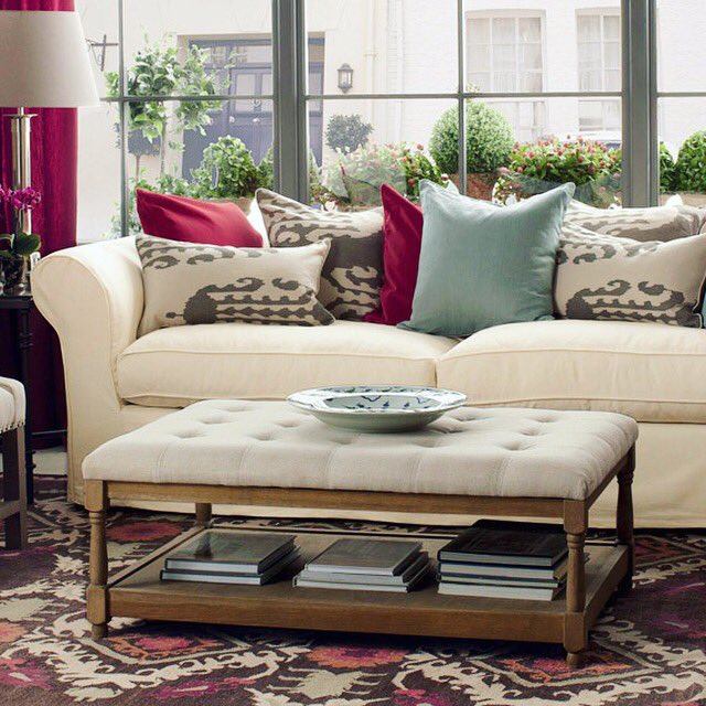 Friday night - time to put your feet up! And what better place to rest them than on this beautiful Portman Ottoman from @okadirect. The weathered oak and linen give a relaxed aesthetic, perfect for creating a space to unwind at the end of a long week! #weekend #FridayFeeIing