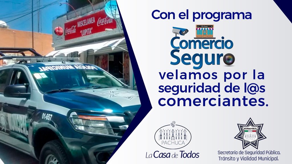 pachuca_ssp's tweet photo. Mediante el programa #ComercioSeguro
mejoramos la seguridad del sector comercial para brindar un entorno más pacífico a l@s locatarios en #PachucaLaCasaDeTodos https://t.co/fEMnInJ32l