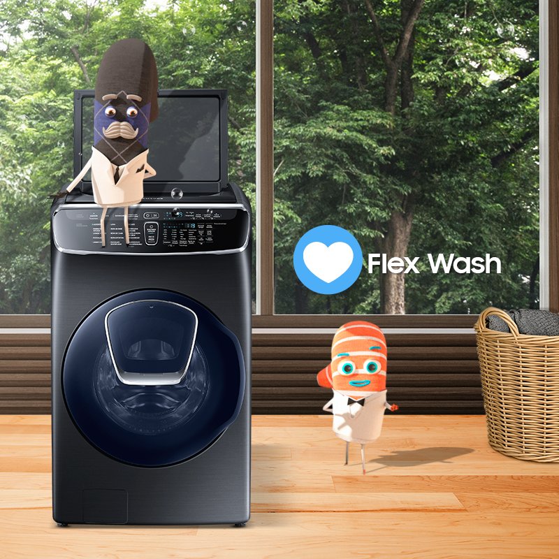 SamsungChile's tweet photo. ¡Una increíble lavadora puede ser tuya! 😍 Participa encontrando al calcetín perdido en https://t.co/YinX6ncDeB y elige con tu reacción en qué lugar se encuentra. ¡Así de simple te podrás unir a la nueva forma de lavar! https://t.co/fBYgYUkerj