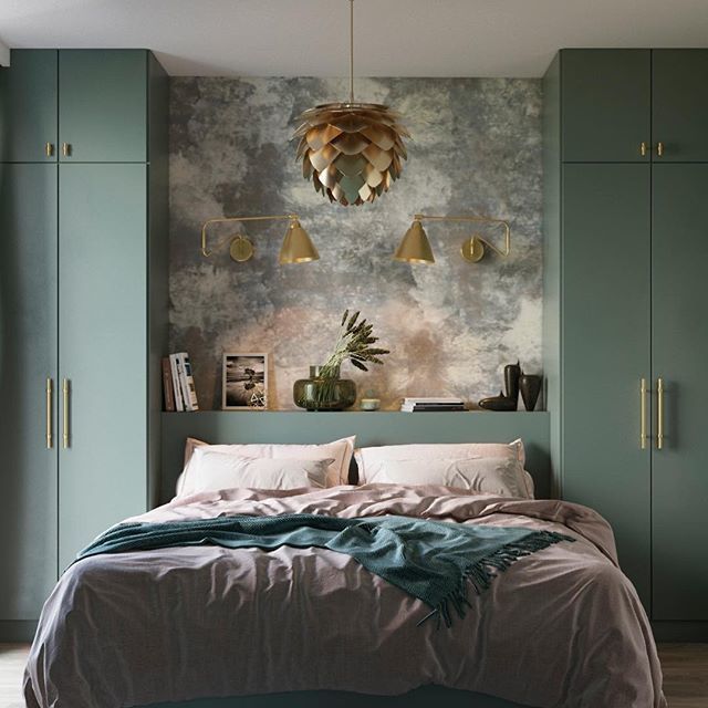 umagedesign's tweet photo. Create a beautiful colour pallette in your bedroom with gentle douche shades of green and pink combined with the shiny brass of our Silvia lampshade. Photo credit: @stellarstudio
.
 #VITASilvia #VITAcopenhagen #copenhagen #lampshade #lamp #lighting #hygg… https://t.co/DbXoKuPlLG https://t.co/c7BuJYYnIX