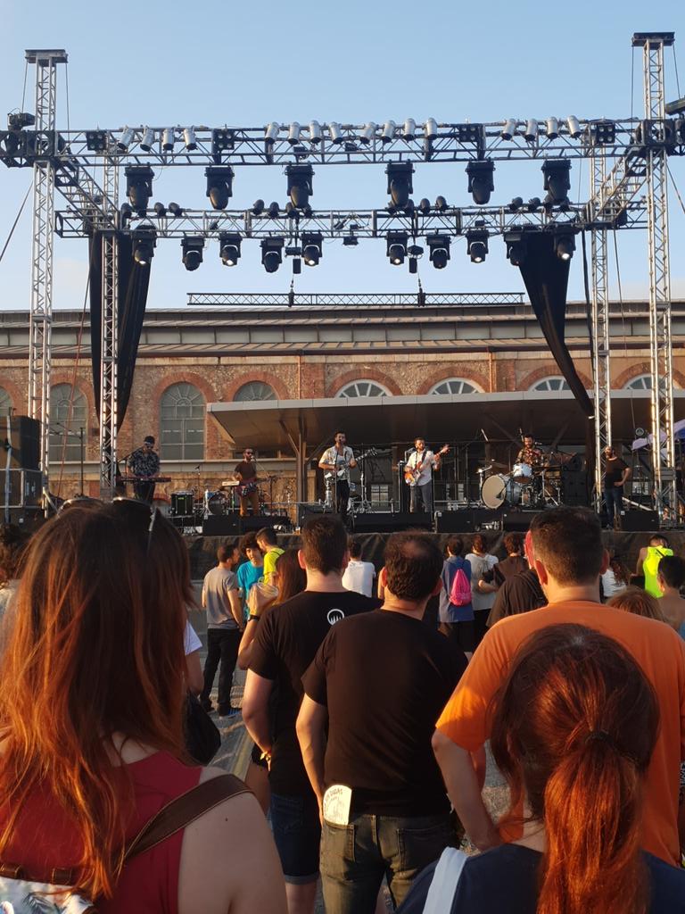 Gener en el escenario!