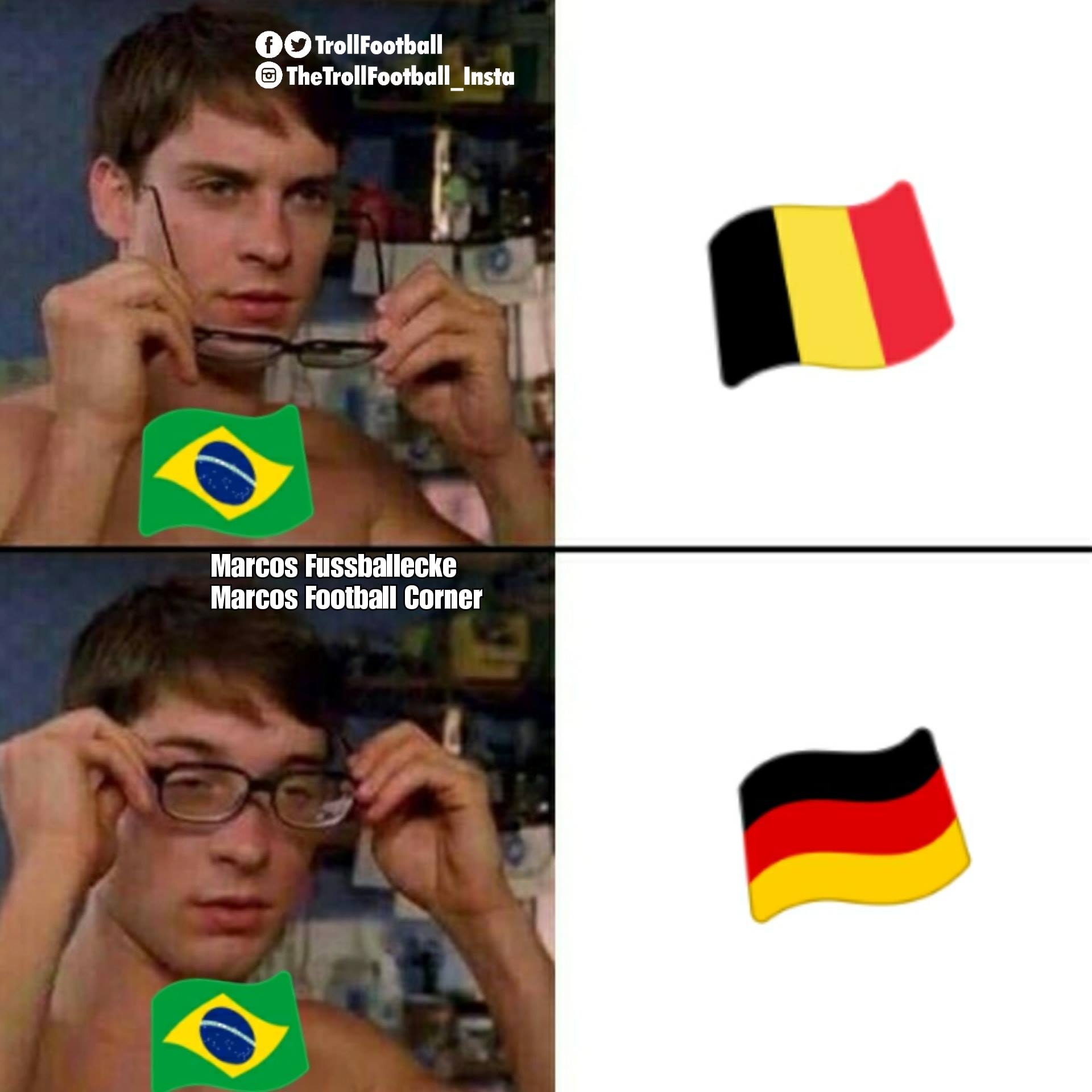 Troll Football - Brazil🇧🇷 is the only country in history to