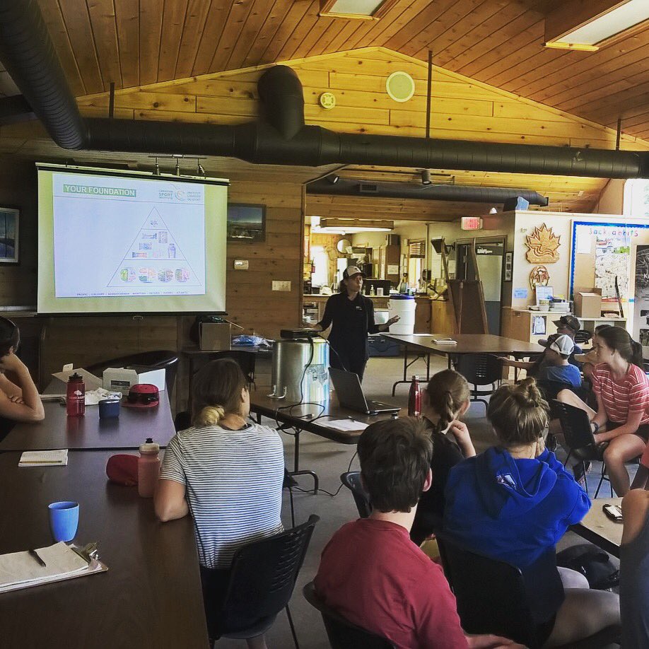 victorwiltmann's tweet photo. Great to have @springlerd from @csiontario here at the first @xcskiontario #RDCamp in Thunder Bay for an Introduction to Sport Nutrition! #RDCamps #XCSO #sportnutrition https://t.co/eq7Z6OKXY6
