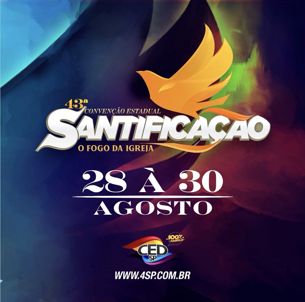 rickdigilio's tweet photo. Vem aí!!! A Convenção que será uma divisora de águas em seu ministério! SANTIFICAÇÃO! O Fogo da Igreja!
#igreja #quadrangular https://t.co/DGOAvwfEHx