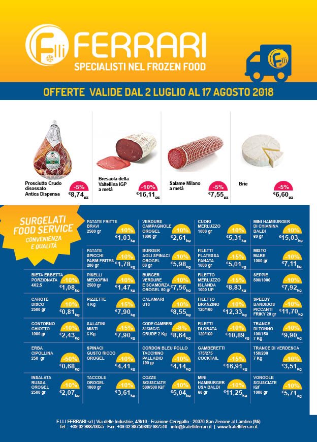 fratelliferrari's tweet image. 💥Sconti fino al 40% su tantissimi prodotti💥

Le promozioni della Fratelli Ferrari non vanno in vacanza e accompagnano i nostri clienti nei mesi di luglio e agosto! 🔝

#FratelliFerrari