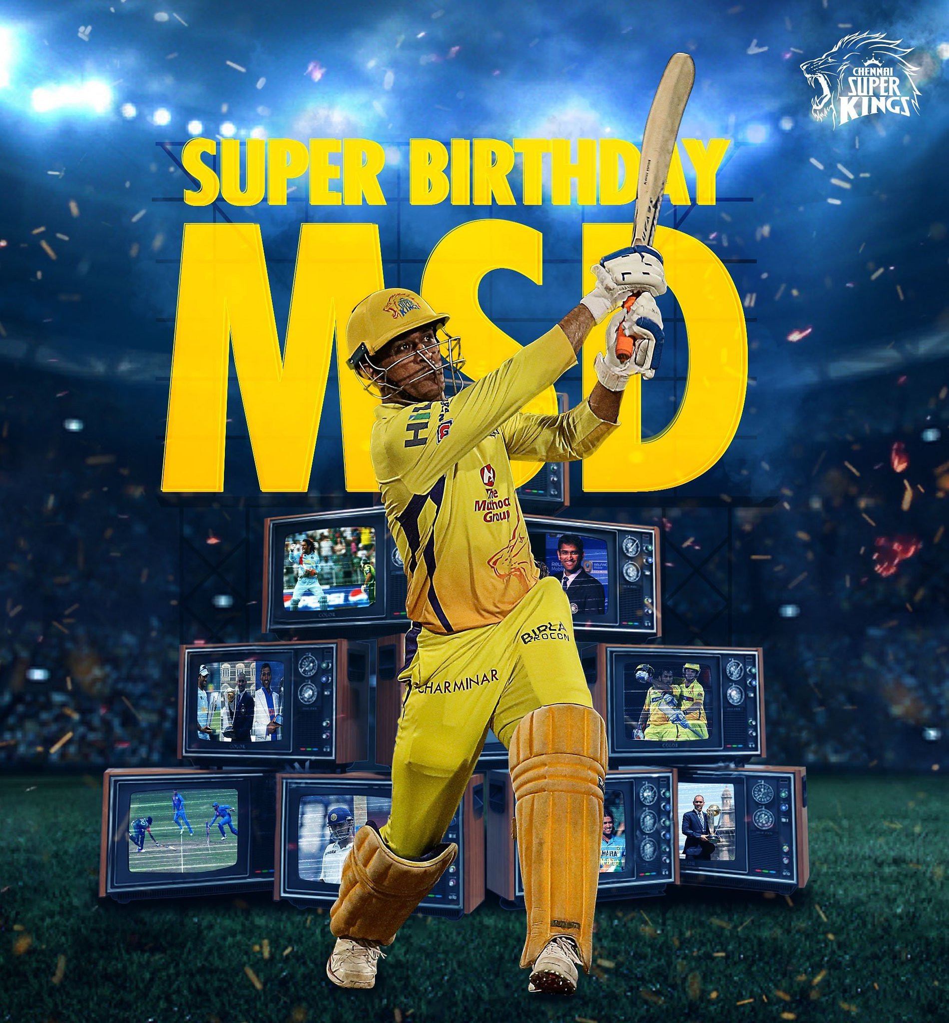 Very happy birthday THE MAHENDRA SINGH DHONI..   