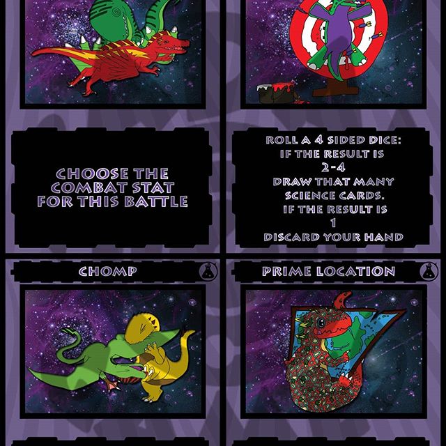 RadarGamesIrl's tweet photo. While digging through old templates and art, we came across the original "hand" we created 3+ years ago. Oh, how far we've come!
#GamesForAll #Gaming #DevelopingGames #TabletopGames #Dinosaurs #DinoDNA #Jurassic #Cretaceous #Prehistoric #PaleoArt #CardArtistry #ChompTheCardGame https://t.co/dtgNiILam6