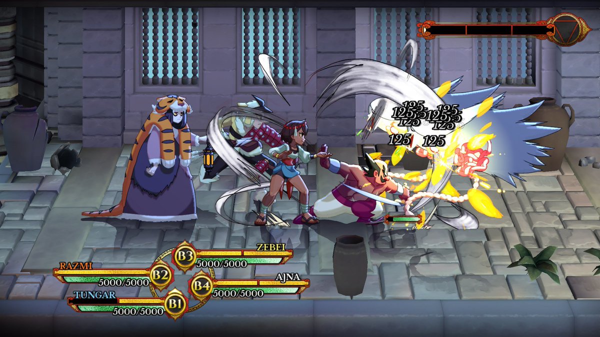 Funimation's tweet photo. Got convention FOMO? We got you. ๐ Join our live stream of #Indivisible gameplay w/ @LabZeroGames at 4-5pm. Or join us in person at #DestinationFunimation! #FUNAX2018 https://t.co/JfPmM50kOP