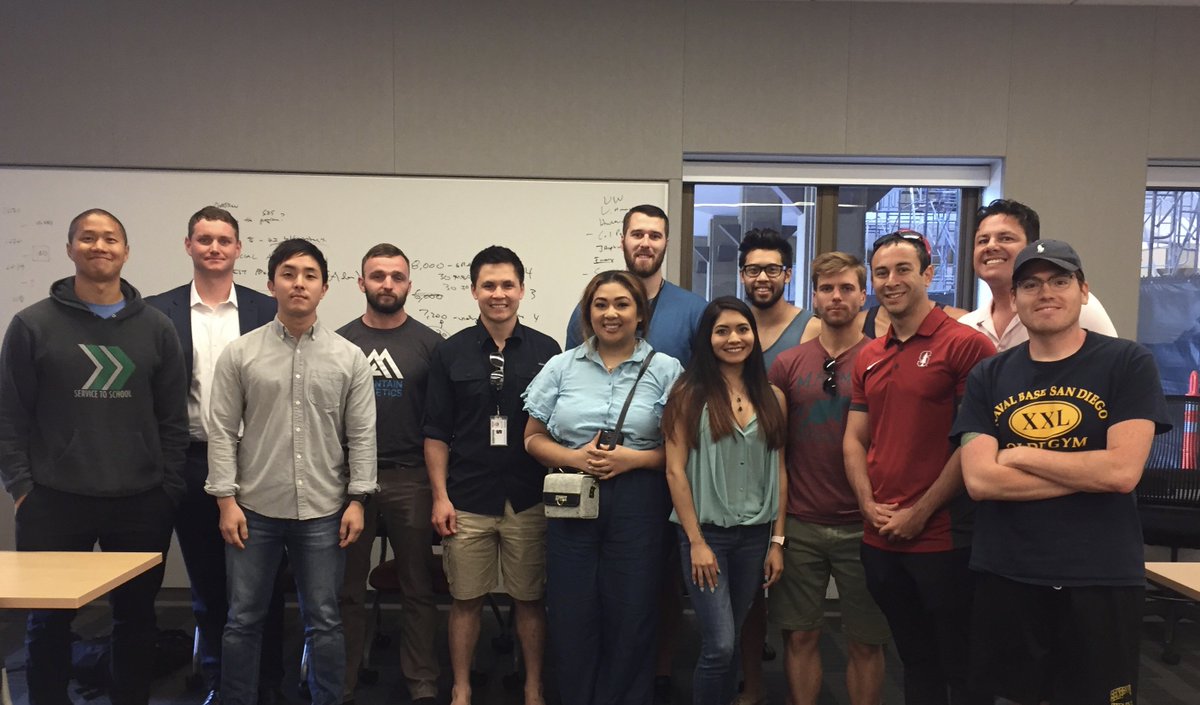 Service2School's tweet image. Today we stopped by @Stanford to meet some amazing student veterans at Stanford&apos;s Veteran Accelerator Program. Thanks for having us! #studentvets #veterans #highered