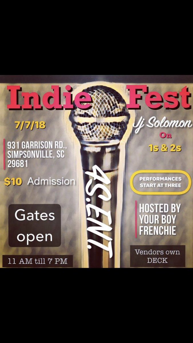 MBMontana3's tweet photo. Debuting my new single “I just” tomorrow at Indie Fest! Grab your tickets now https://t.co/V9nC2GcS8F