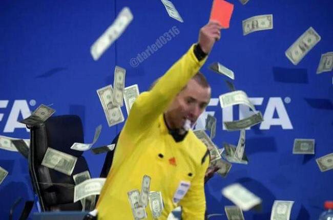 FITMENOW's tweet photo. Oops!!! #MarkGeiger #fifa #FIFA18WorldCup #FIFAFake @FIFAcom worst referee ever Shame https://t.co/Jj1NQNHojz