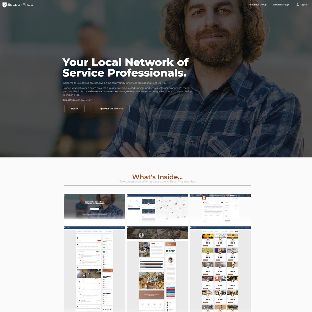 SelectProsNet's tweet image. SelectPros is now live!

An exclusive community for service professionals - Expand your network, discuss projects, give referrals, find skilled workers, and share customer experiences (both good and bad) via the SelectPros Customer Database. Join today!