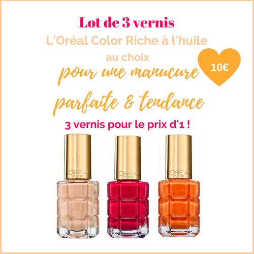 PopMyNails_'s tweet photo. les 2 #BonsPlans du moment ! Un lot de 3 #vernis L'Oréal et un lot 3 de #gloss #baumesalevres pour seulement 10€ avec la livraison inclue ! #popmynails #beauté https://t.co/855nxn9HHl