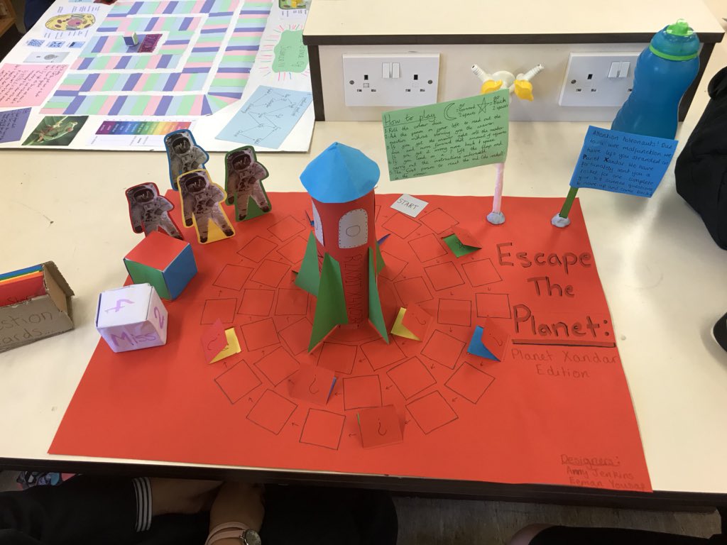 NHSChemSTEM's tweet photo. Lower 4 making some new science revision board games. @NorthamptonHigh #gdstscience https://t.co/GYzPG0Lqh7