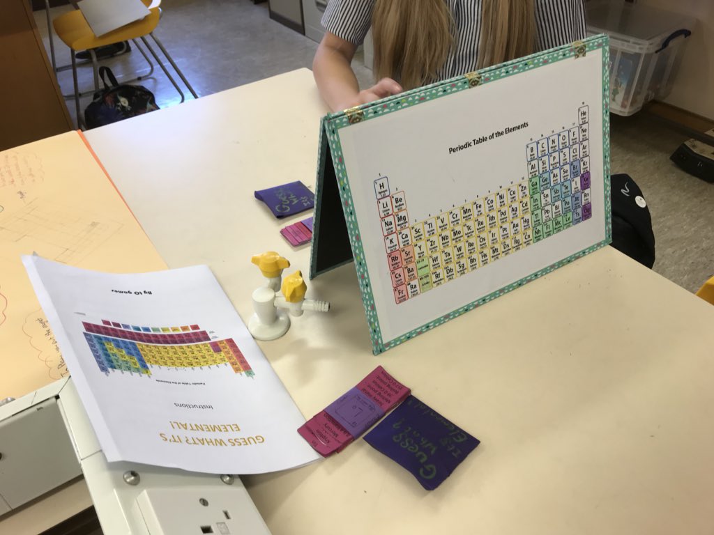 NHSChemSTEM's tweet photo. Lower 4 making some new science revision board games. @NorthamptonHigh #gdstscience https://t.co/GYzPG0Lqh7