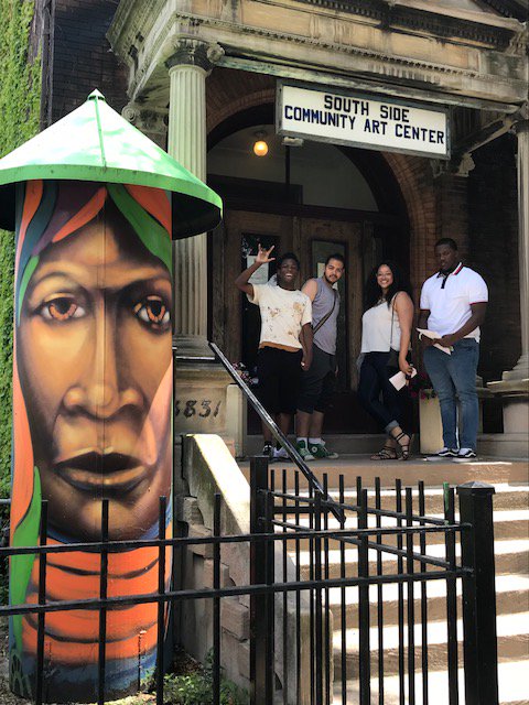 TimeLineTheatre's tweet photo. Wrapping up our first week of our exciting new Living History program, TimeLine South, including a tour of the historic Bronzeville neighborhood. We’ll be sharing more soon about this awesome summer initiative, so stay tuned! #LivingHistoryTL https://t.co/h5MEjlCMjU