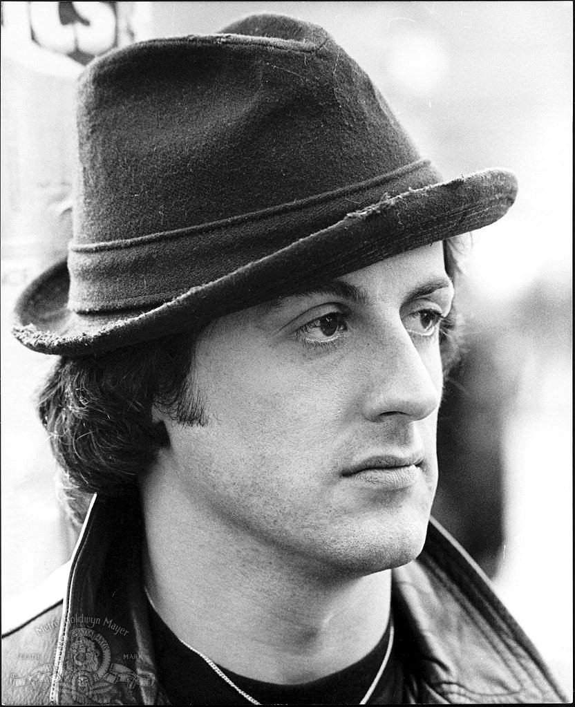 Happy birthday to Sylvester Stallone. Photo from Rocky, 1976. 