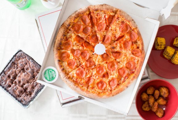 Our go to summer accessory: pizza, obviously.